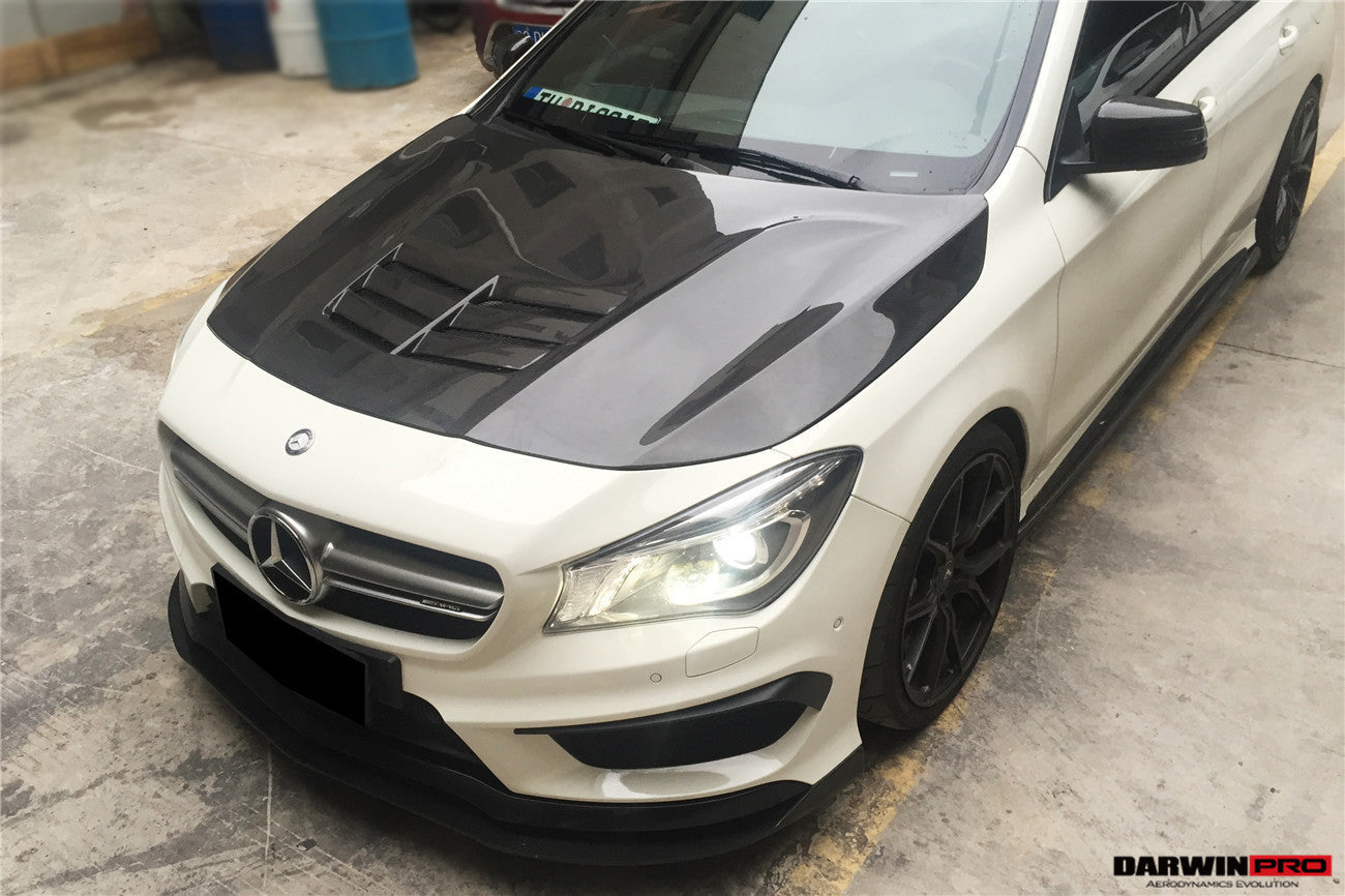 2013-2019 Mercedes Benz W117 CLA Sport / CLA45 AMG RS Style Hood - DarwinPRO Aerodynamics