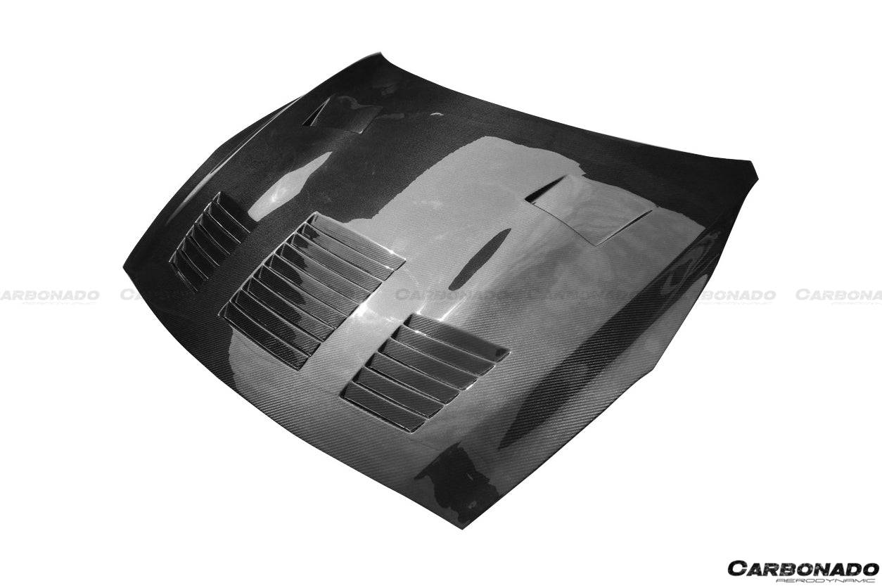 2008-2016 Nissan GTR R35 CBA DBA TP Style Carbon Fiber Hood - Carbonado Aero