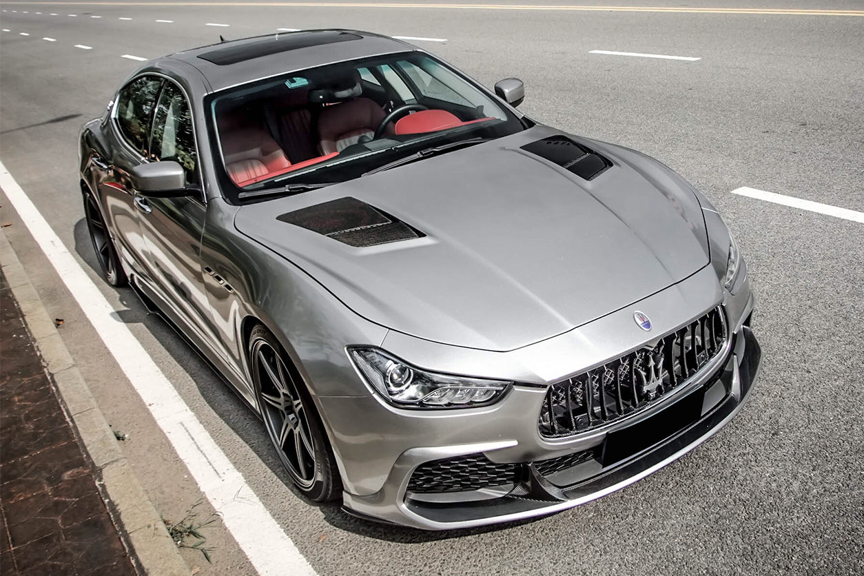 2014-2020 Maserati Ghibli EPC Style Hood - Carbonado