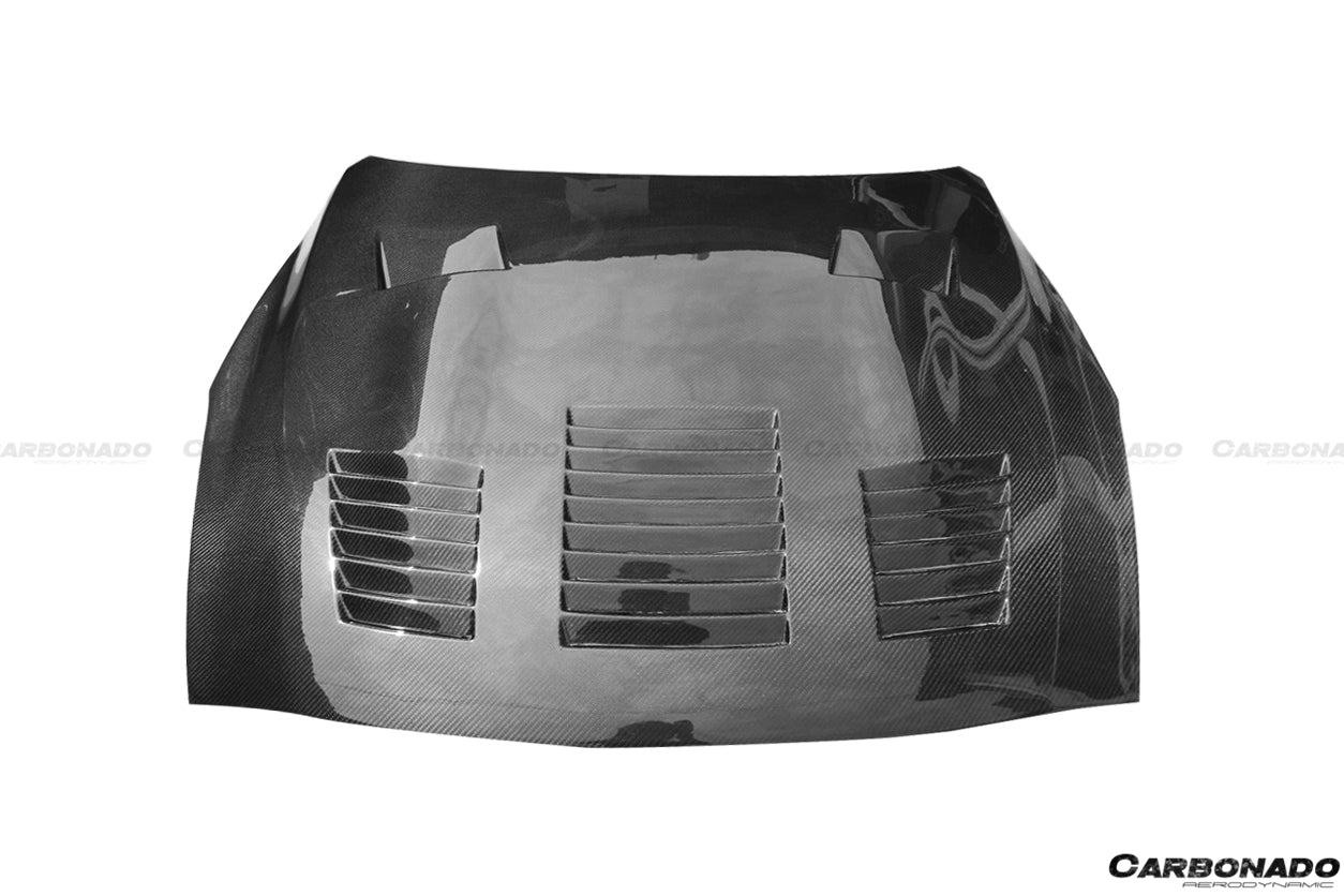 2008-2016 Nissan GTR R35 CBA DBA TP Style Carbon Fiber Hood - Carbonado Aero