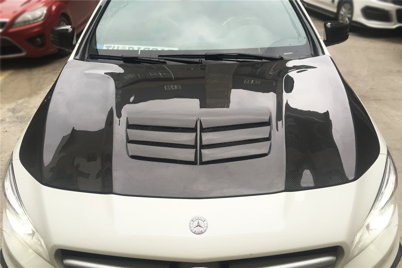 2013-2019 Mercedes Benz W117 CLA Sport / CLA45 AMG RS Style Hood - DarwinPRO Aerodynamics