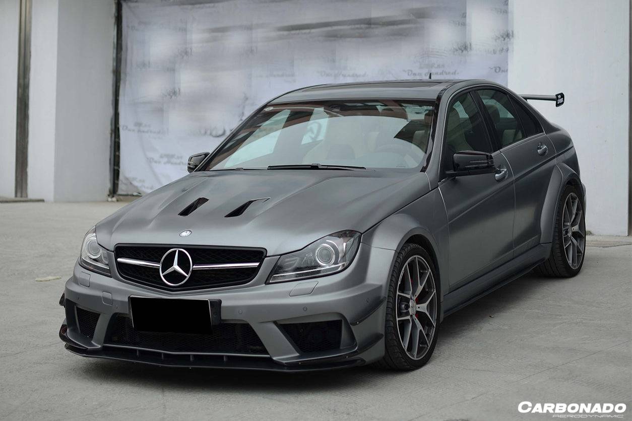 2012-2014 Mercedes Benz W204 C63 AMG BK Style hood - Carbonado Aero