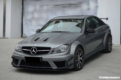 2012-2014 Mercedes Benz W204 C63 AMG BK Style hood - Carbonado Aero