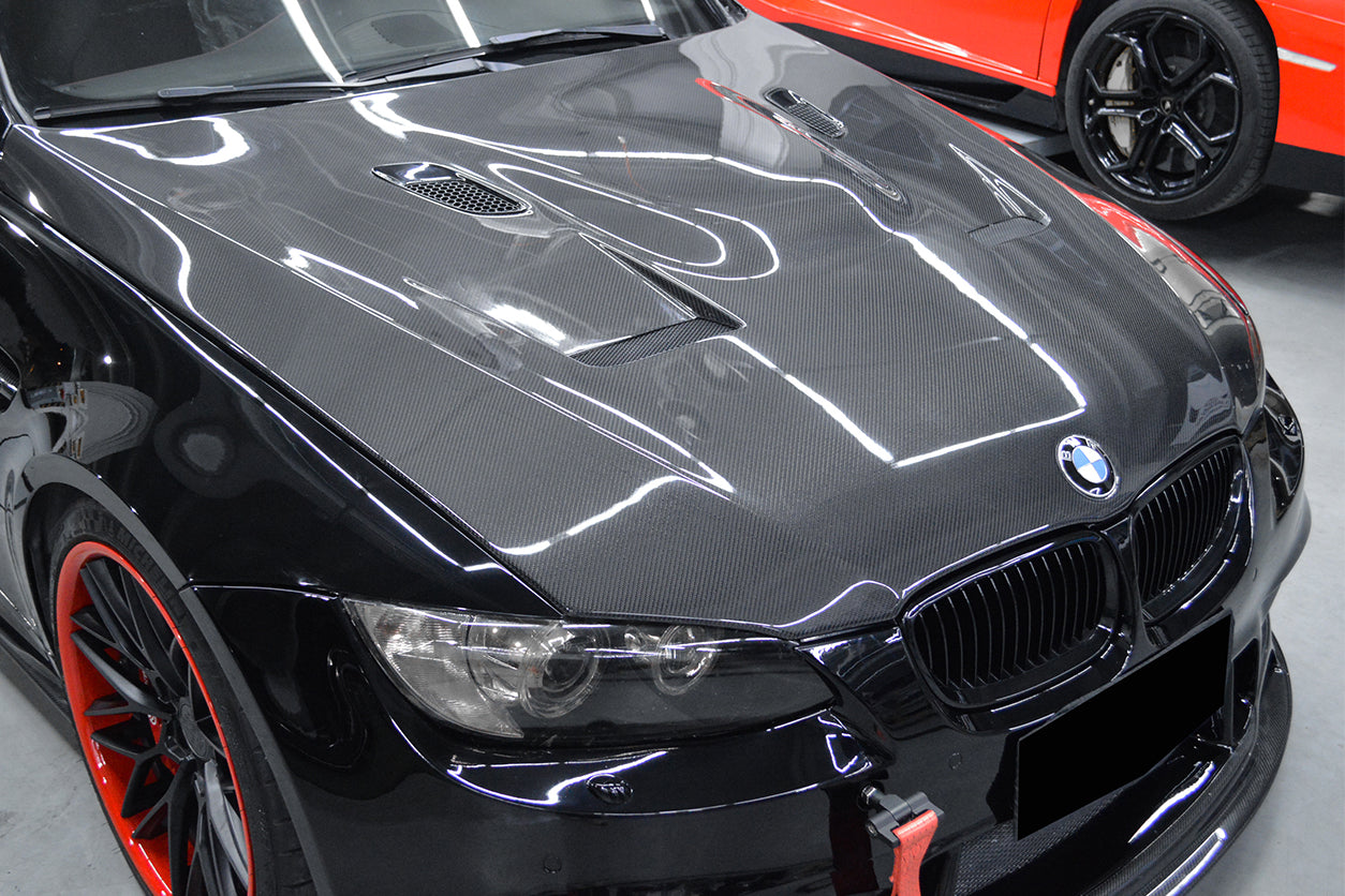 2008-2013 BMW M3 E92/E93 D Style Carbon Fiber Hood - Carbonado