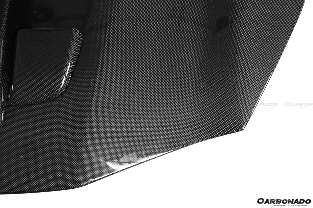2015-2020 Ferrari 488 GTB/Spyder MA Style Carbon Fiber Hood - Carbonado