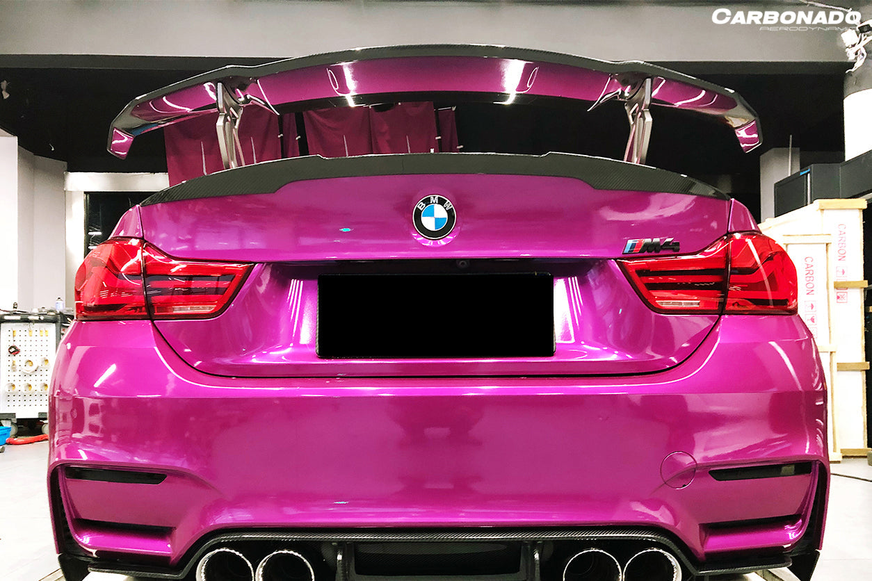 2014-2020 BMW M3 F80 M4 F82 VRS Style Carbon Fiber Trunk Spoiler - Carbonado Aero