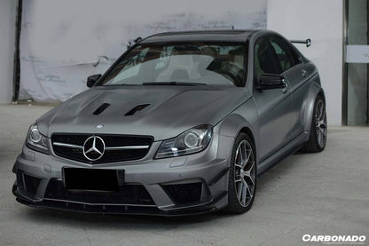 2012-2014 Mercedes Benz W204 C63 AMG BK Style hood - Carbonado Aero