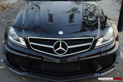 2012-2014 Mercedes Benz W204 C Class BKSS Style Hood (Not Fit AMG) - DarwinPRO Aerodynamics