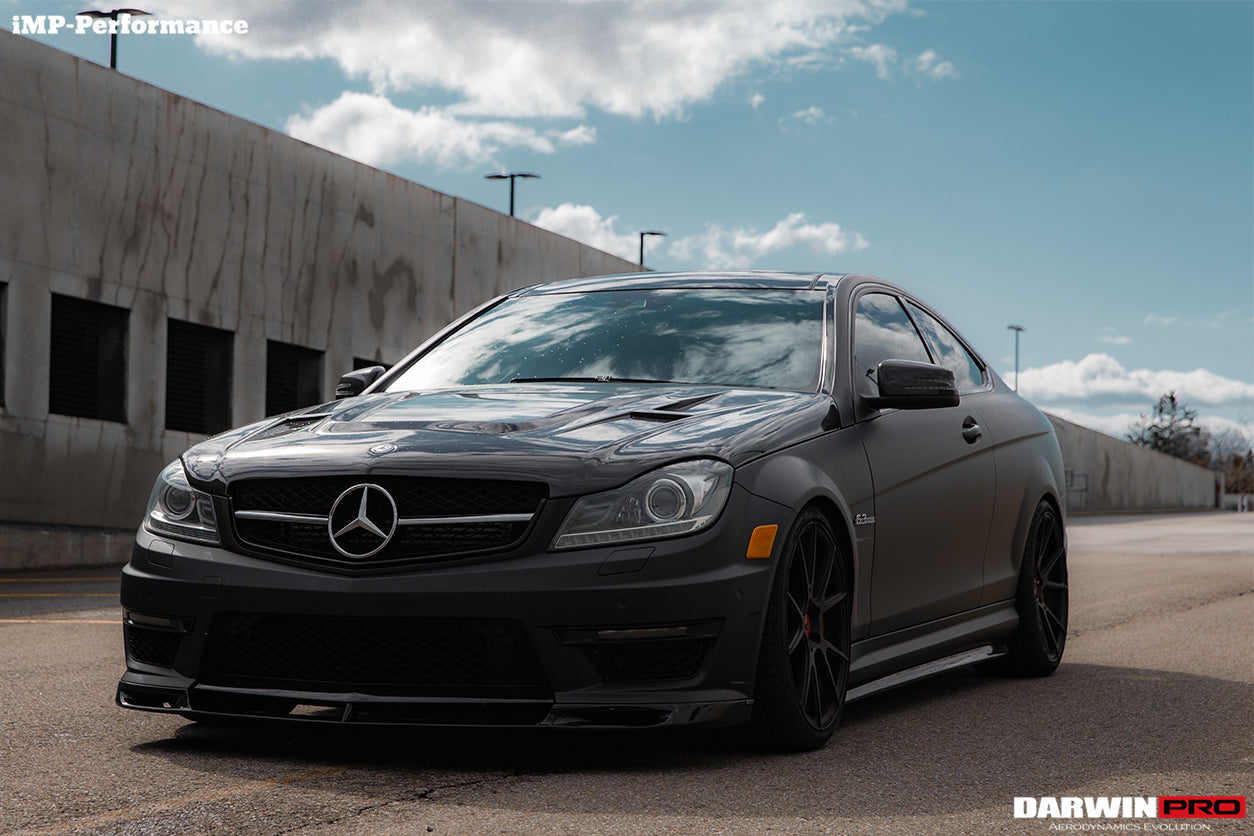 2012-2014 Mercedes Benz W204 C63 AMG IMP Performance Carbon Fiber Hood - DarwinPRO Aerodynamics