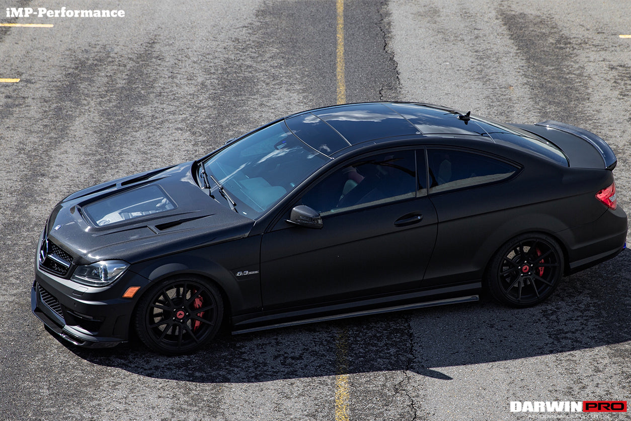 2012-2014 Mercedes Benz W204 C63 AMG IMP Performance Carbon Fiber Hood - DarwinPRO Aerodynamics