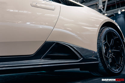 2015-2019 Lamborghini Huracan LP610 & LP580 Performante Style Partial Carbon Fiber Aero - Full Kit - DarwinPRO Aerodynamics