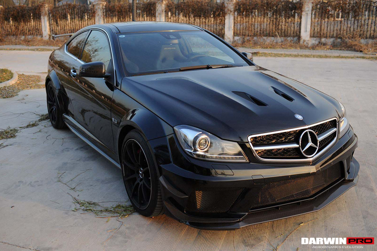 2012-2014 Mercedes Benz W204 C Class BKSS Style Hood (Not Fit AMG) - DarwinPRO Aerodynamics