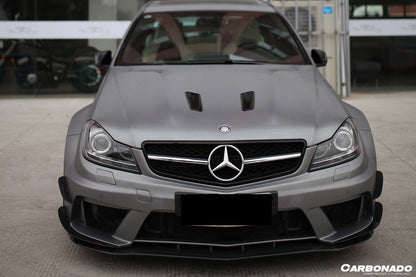 2012-2014 Mercedes Benz W204 C63 AMG BK Style hood - Carbonado Aero