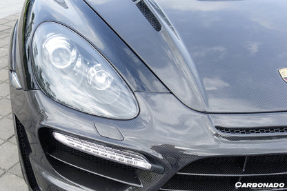 2011-2017 porsche Cayenne 958 HM Style Carbon Fiber Hood - Carbonado