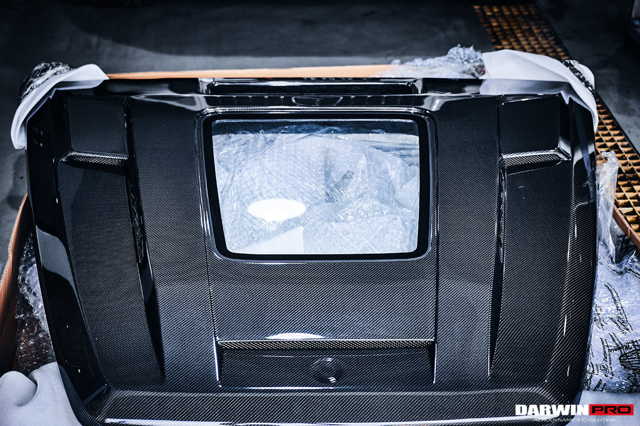 2019-2023 Mercedes Benz W464 G-Class G Wagon G500/G550/G63AMG IMP Performance Partial Carbon Fiber Hood - DarwinPRO Aerodynamics