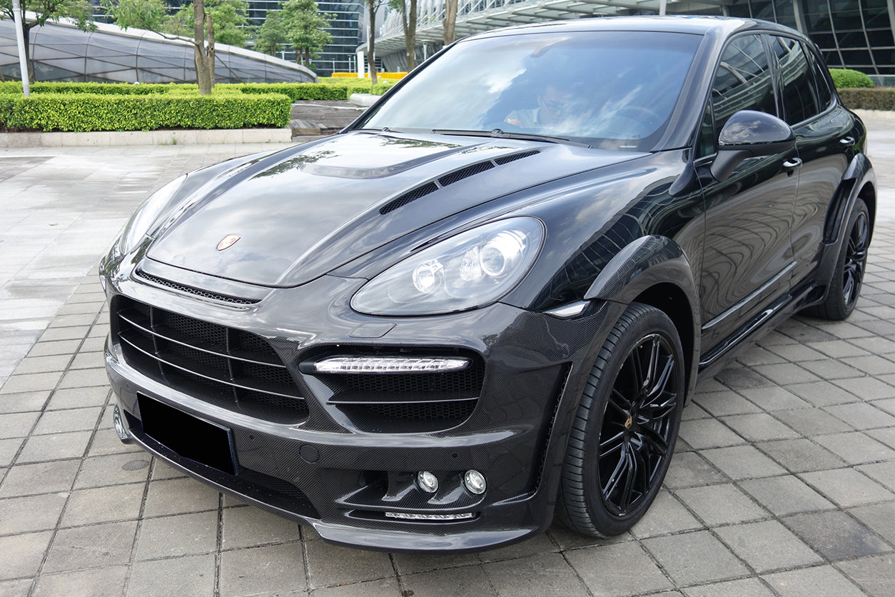 2011-2014 porsche Cayenne 958.1 HM Style Wide Body Kit - Carbonado