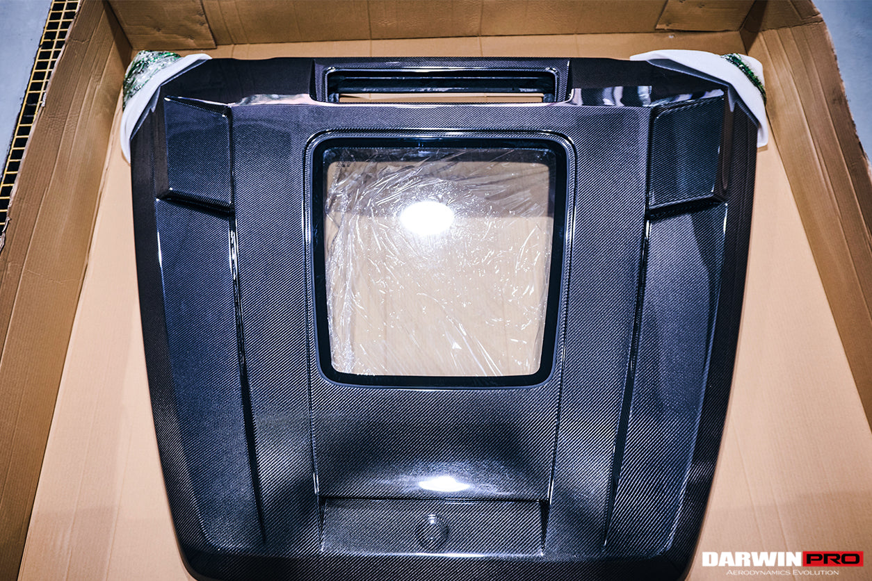 2019-2023 Mercedes Benz W464 G-Class G Wagon G500/G550/G63AMG IMP Performance Partial Carbon Fiber Hood - DarwinPRO Aerodynamics