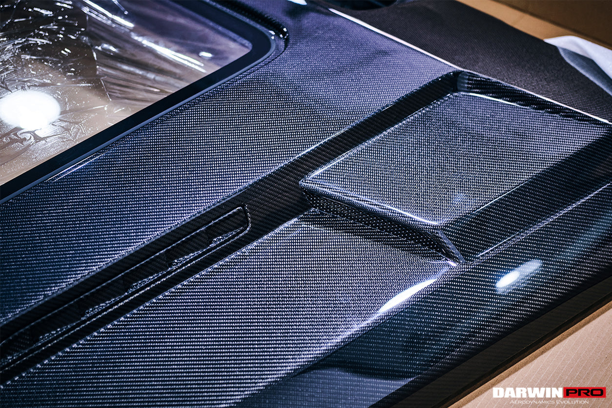 2019-2023 Mercedes Benz W464 G-Class G Wagon G500/G550/G63AMG IMP Performance Partial Carbon Fiber Hood - DarwinPRO Aerodynamics