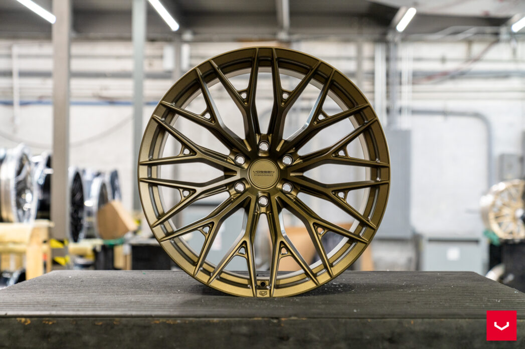 Vossen HFX6 Terra Bronze wheel — complete wheel view