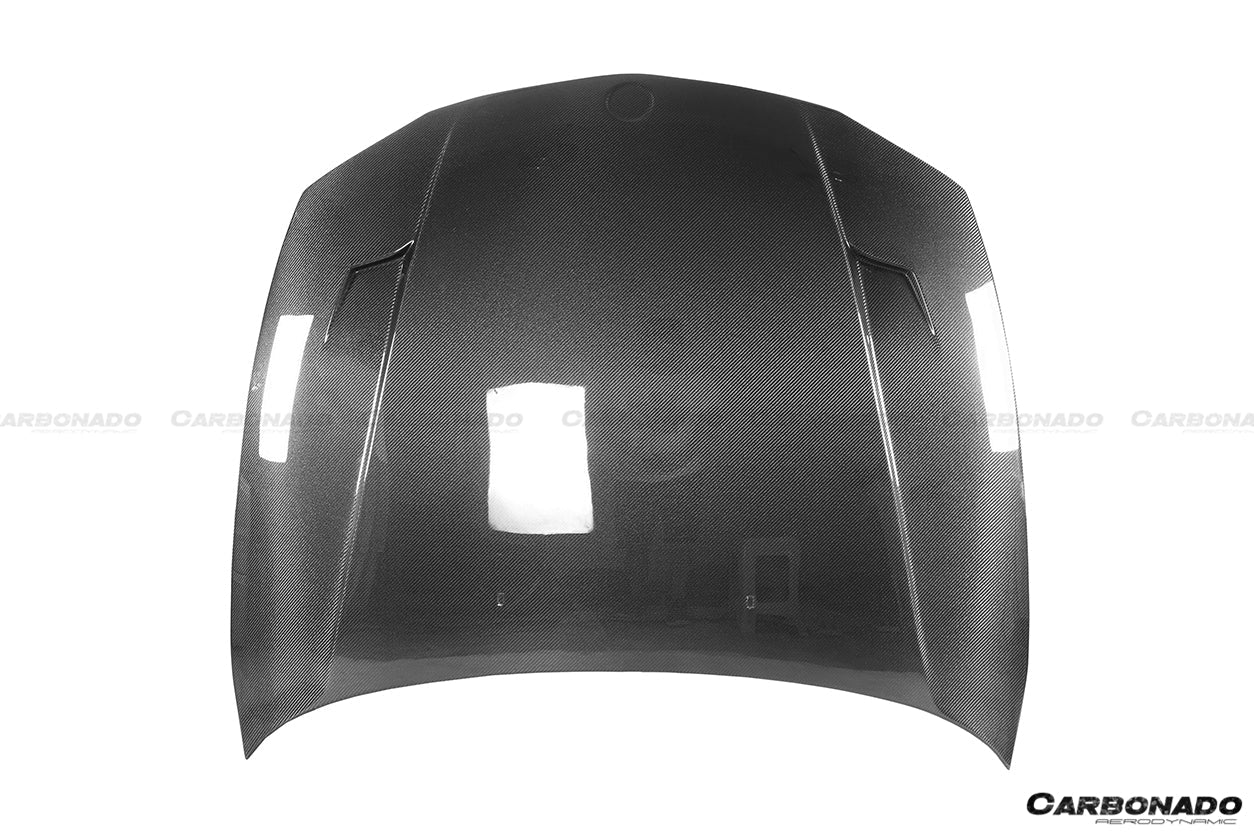 2008-2013 BMW 1 Series E82 E88 1M RZ Style Carbon FIber Hood - Carbonado