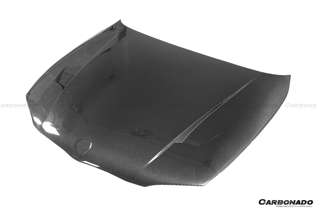 2008-2013 BMW 1 Series E82 E88 1M RZ Style Carbon FIber Hood - Carbonado