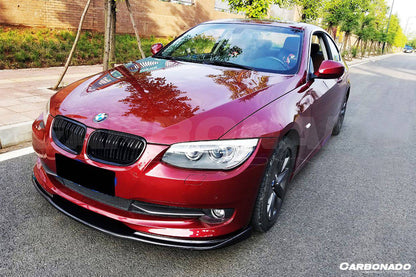 2008-2012 BMW 3 Series E93 HM Style Carbon Fiber Front Lip - Carbonado Aero