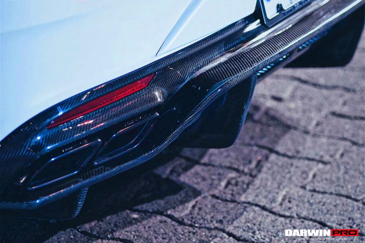 2014-2021 Mercedes Benz C217 S63/S65 AMG Coupe BKSS Style Carbon Fiber Rear Diffuser - DarwinPRO Aerodynamics