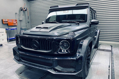 2019-2021 Mercedes Benz G-Class W464 G-Wagen BR Style Hood Scoope - Carbonado Aero