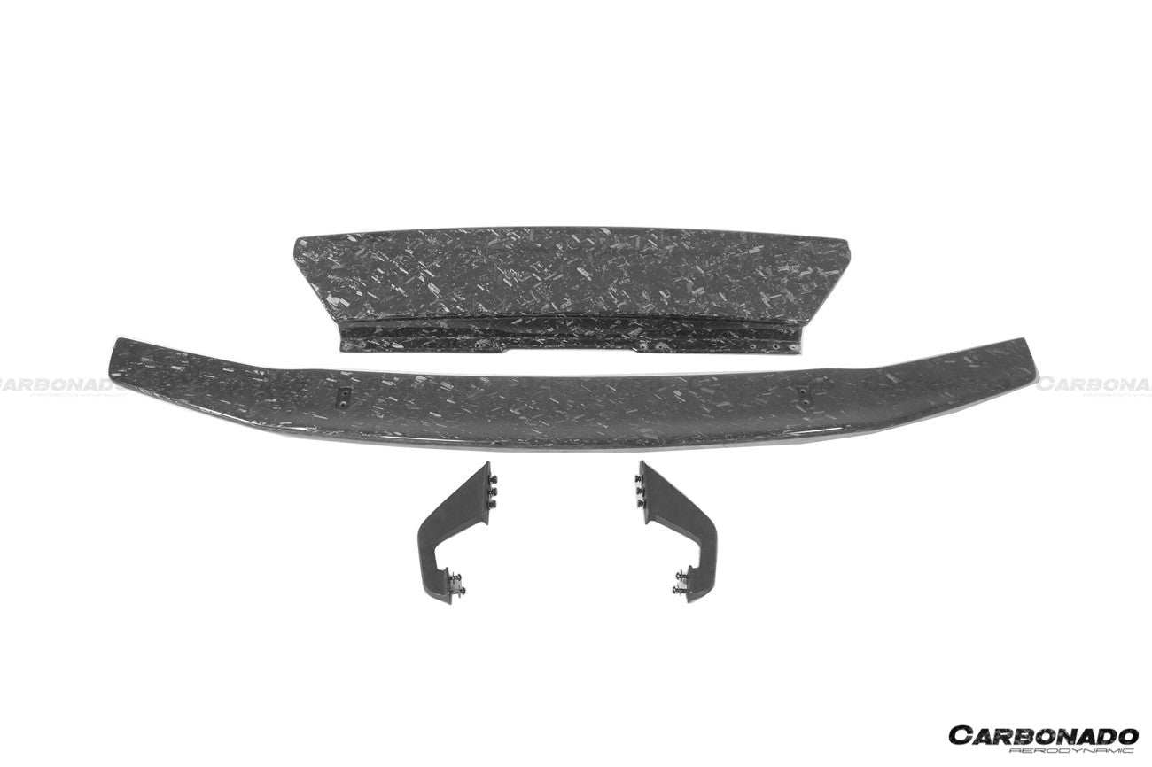 2015-2020 Lamborghini Huracan LP610/LP580 VRS-II Style Carbon Fiber Trunk Spoiler w/ Base - Carbonado