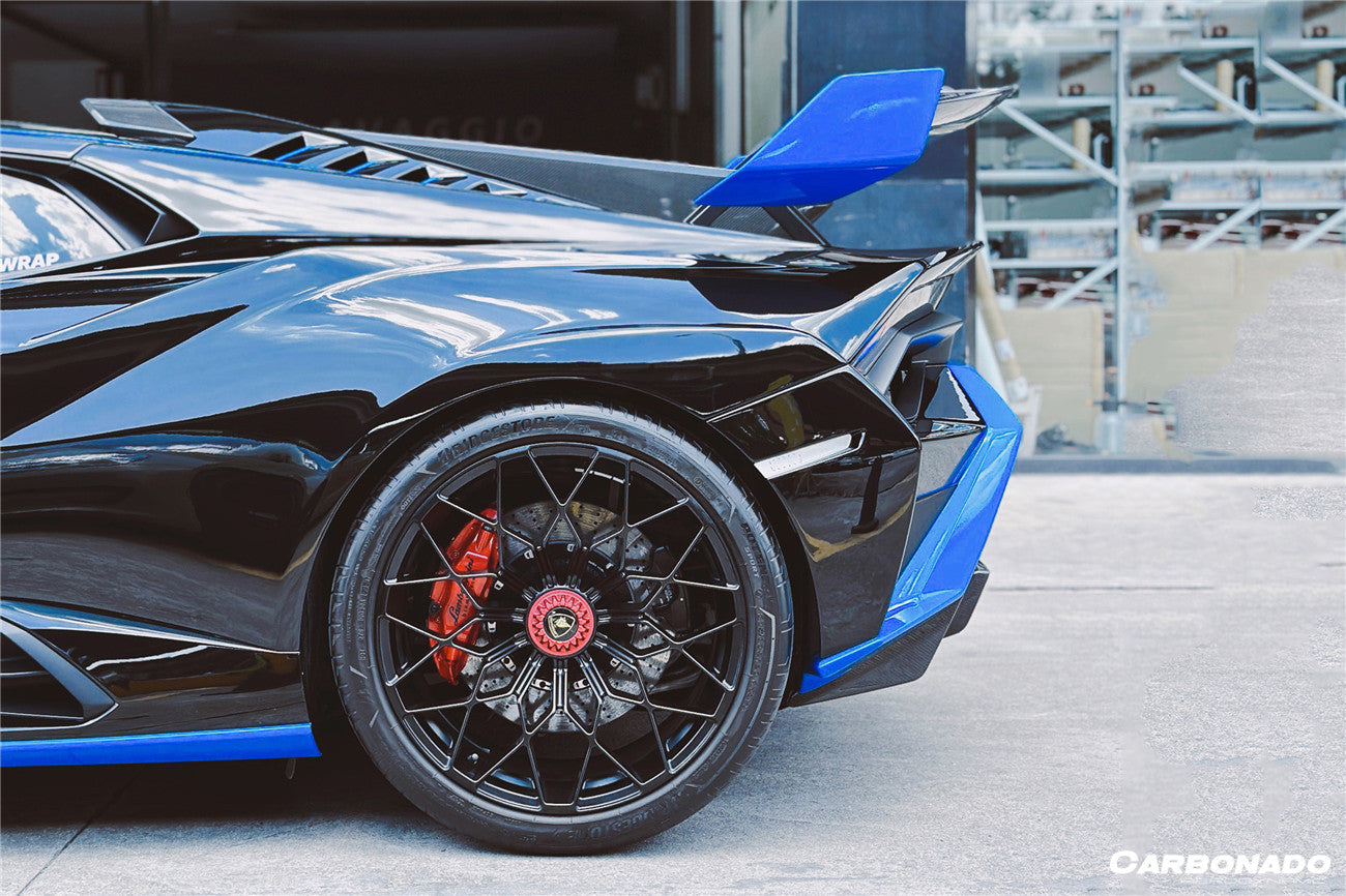 2021-UP Lamborghini Huracan STO Dry Carbon Fiber Rear Diffuser - Carbonado