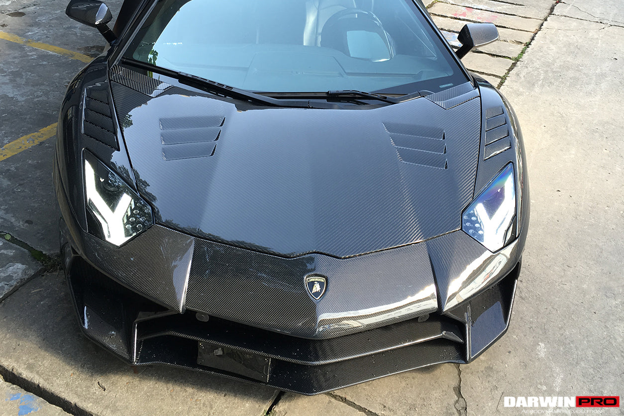 2011-2021 Lamborghini Aventador LP700 LP740 Coupe/Roadster Hood Vents - DarwinPRO Aerodynamics