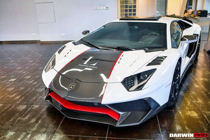 2011-2021 Lamborghini Aventador LP700 LP740 Coupe/Roadster Hood Vents - DarwinPRO Aerodynamics
