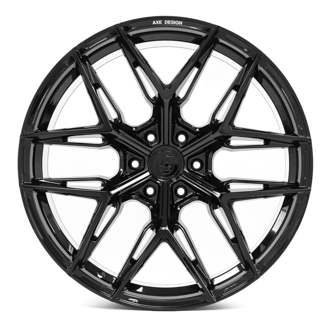 AXE WHEELS HYPE GLOSS BLACK 22x10 ET-19 6x135 (Square Set of 4)