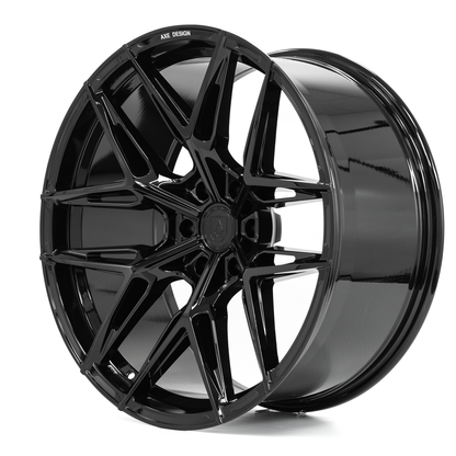 AXE WHEELS HYPE GLOSS BLACK 22x10 ET-19 6x139 (Square Set of 4)