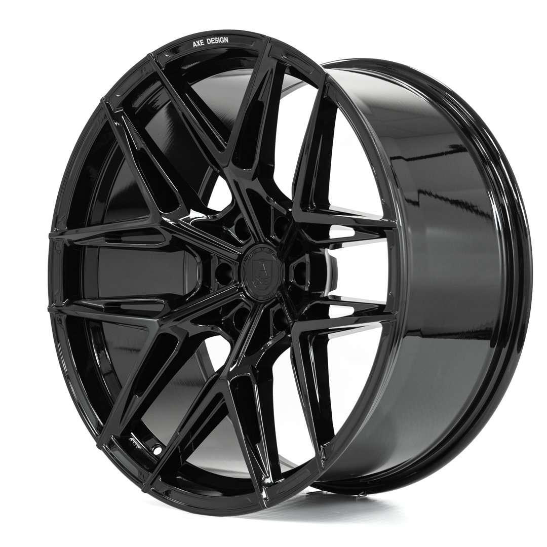 AXE WHEELS HYPE GLOSS BLACK 22x10 ET-19 6x139 (Square Set of 4)