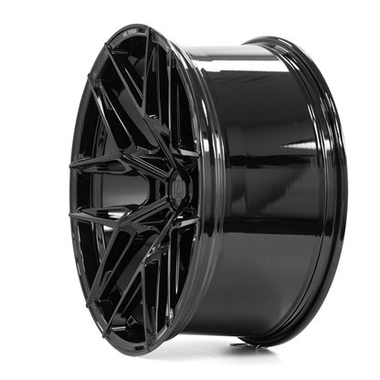 AXE WHEELS HYPE GLOSS BLACK 22x10 ET-19 6x135 (Square Set of 4)