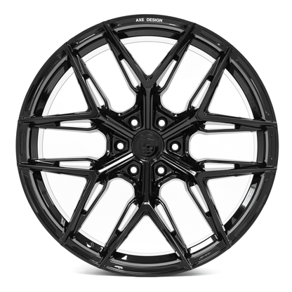 AXE WHEELS HYPE GLOSS BLACK 22x10 ET-19 6x139 (Square Set of 4)