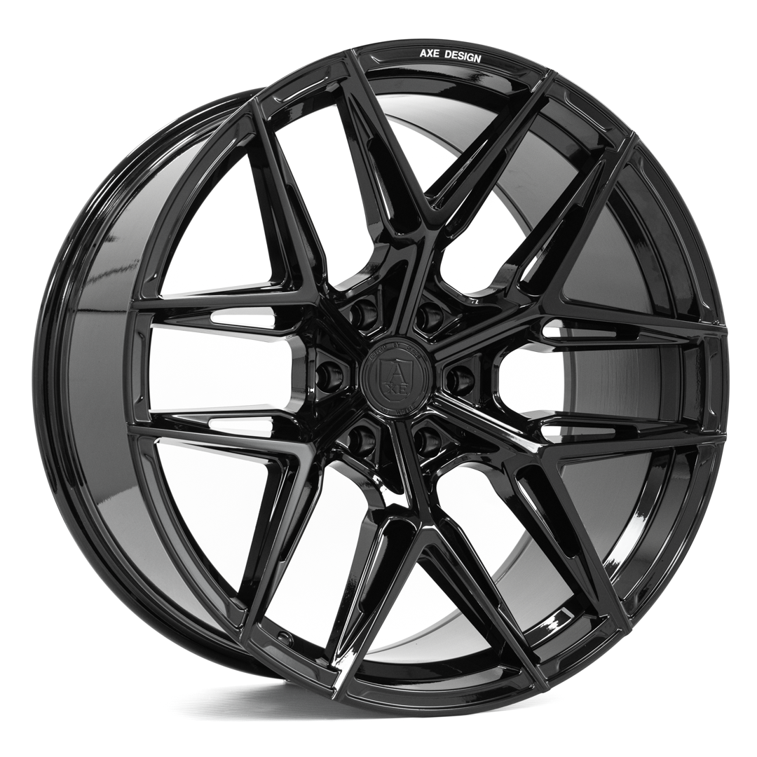 AXE WHEELS HYPE GLOSS BLACK 22x10 ET-19 6x135 (Square Set of 4)