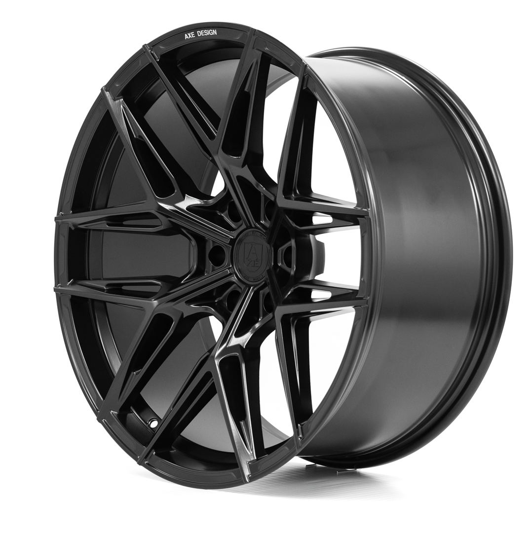 AXE WHEELS HYPE SATIN BLACK 22x10 ET-19 6x139 (Square Set of 4)