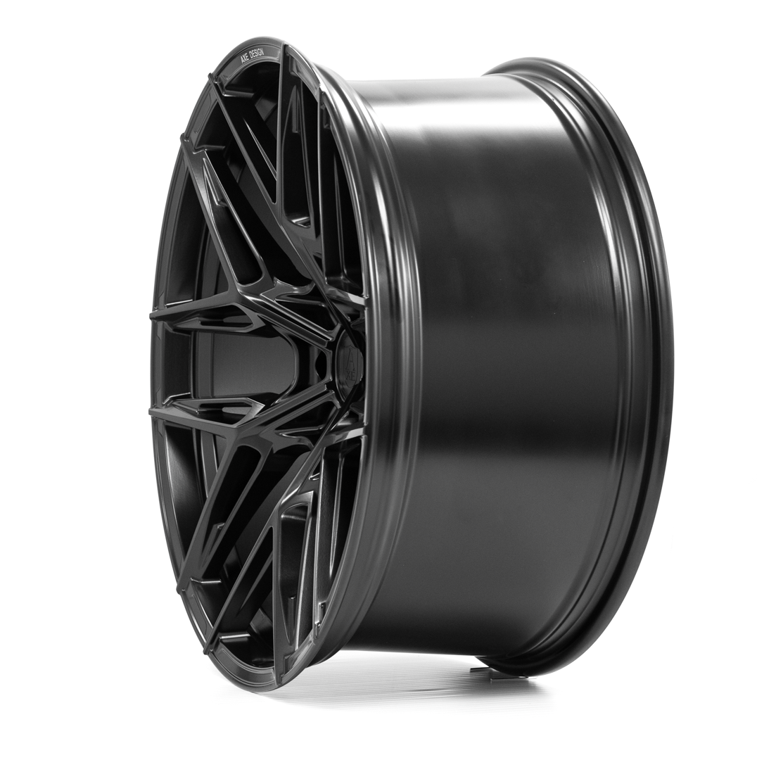 AXE WHEELS HYPE SATIN BLACK 22x10 ET-19 6x139 (Square Set of 4)