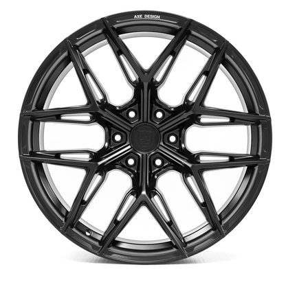 AXE WHEELS HYPE SATIN BLACK 22x10 ET-19 6x139 (Square Set of 4)