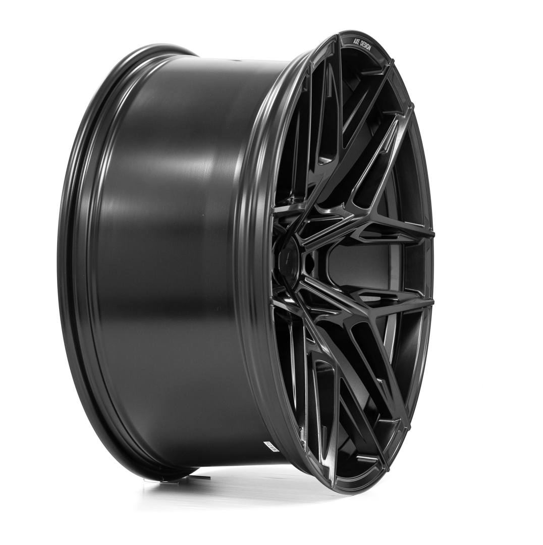 AXE WHEELS HYPE SATIN BLACK 22x10 ET-19 6x139 (Square Set of 4)