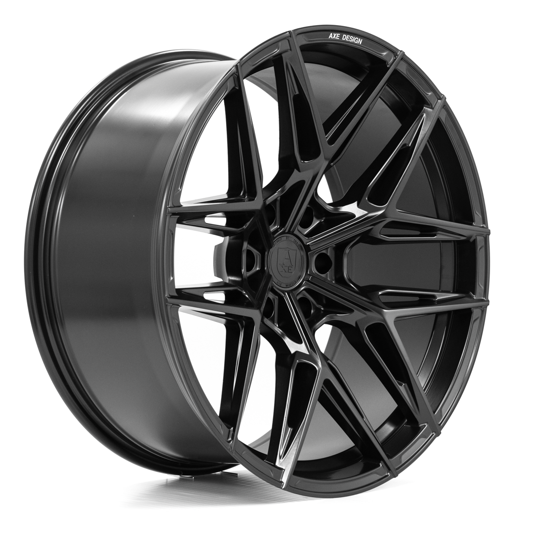 AXE WHEELS HYPE SATIN BLACK 22x10 ET-19 6x139 (Square Set of 4)