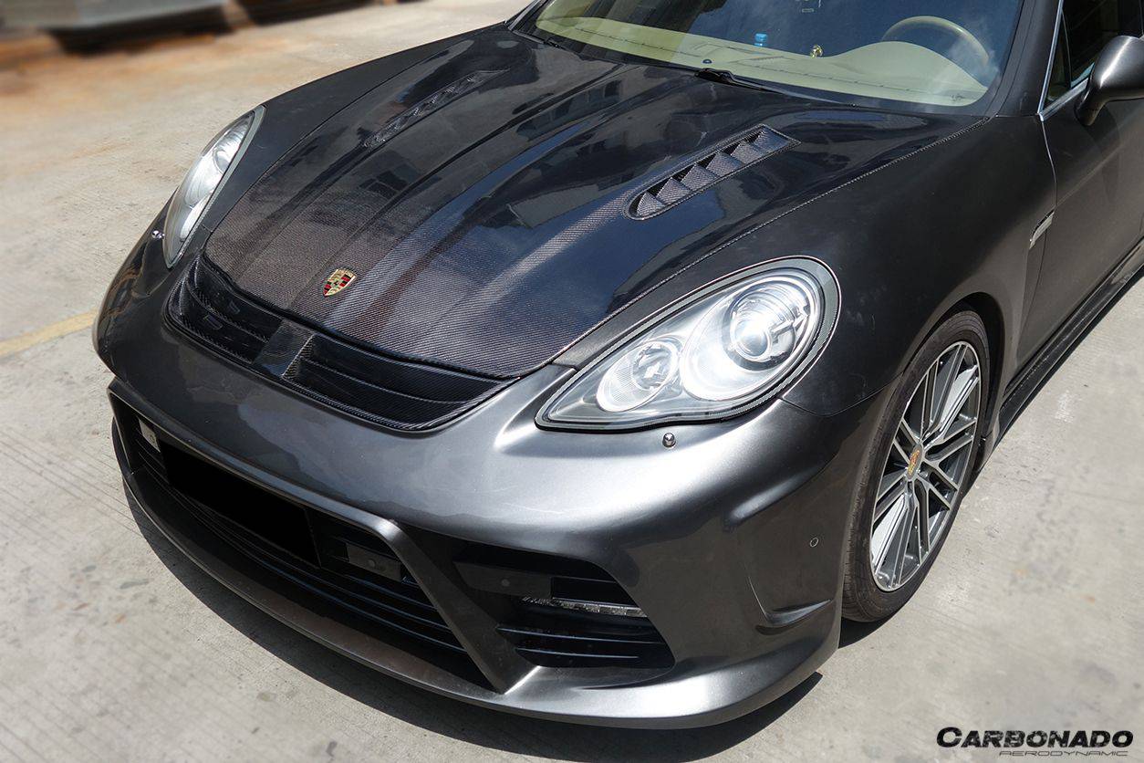 2009-2016 Porsche Panamera 970.1 MSY Style Hood - Carbonado