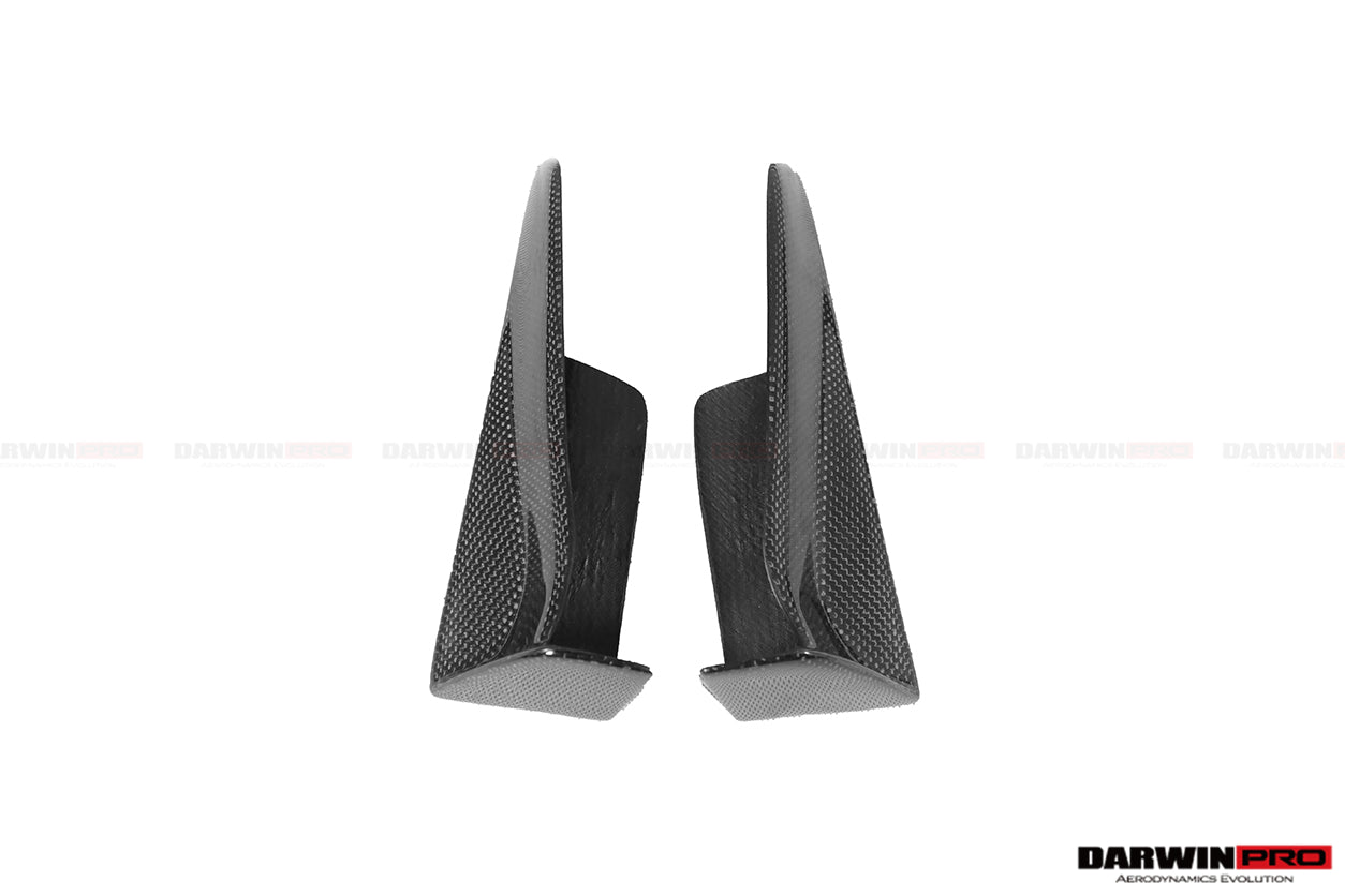 2011-2019 BMW 3 Series F30/F35 M-Tech GV Style Carbon Fiber Front Lip W/Caps - DarwinPRO Aerodynamics