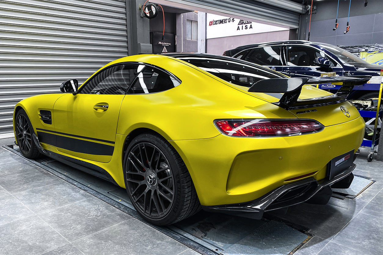 2017-2021 Mercedes Benz AMG GT/GTS IMP Performance Partial Carbon Fiber Rear Bumper w/ Diffuser - DarwinPRO Aerodynamics