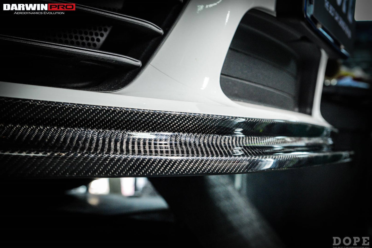 2016-2023 Porsche 718 Cayman/Boxster BKSS Style Carbon Fiber Front Lip - DarwinPRO Aerodynamics