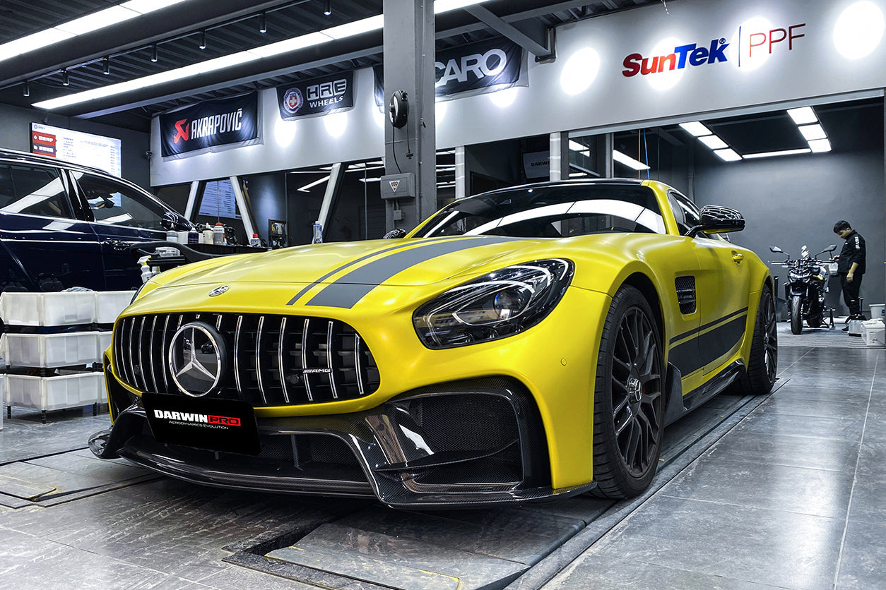 2017-2021 Mercedes Benz AMG GT/GTS/GTC IMP Performance Partial Carbon Fiber Front Bumper - DarwinPRO Aerodynamics