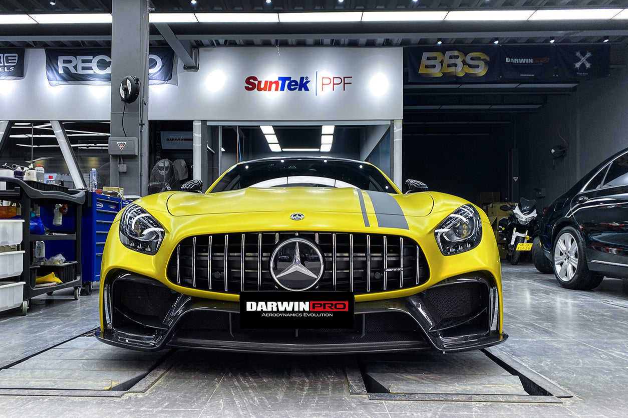 2017-2021 Mercedes Benz AMG GT/GTS/GTC IMP Performance Partial Carbon Fiber Front Bumper - DarwinPRO Aerodynamics