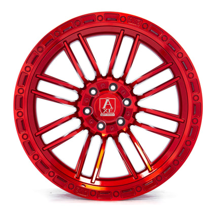 AXE WHEELS ICARUS RED 22x12 ET-44 8x165 (Square Set of 4)